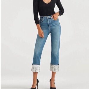 7 for all mankind vintage lux edition 24 high waist sequins event bday las vegas
